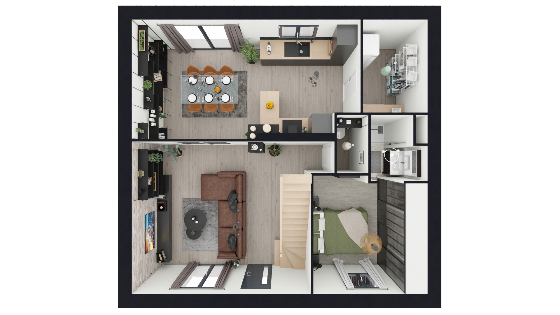 HOWLITE - 3D PLAN RDC